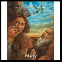 Livre De La Bible De La Genèse Artist Signé Easton Press Deluxe Limited 1/200