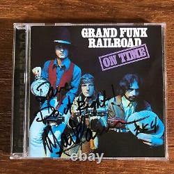 Lot rare de CD signés Grand Funk Railroad autographiés Survival & On Time GNR