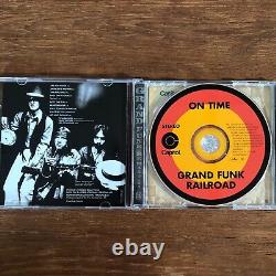 Lot rare de CD signés Grand Funk Railroad autographiés Survival & On Time GNR