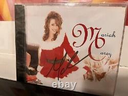Mariah Carey Noel Lot Snowflake Vinyl, CD Signé, Autographe, Japon Deluxe