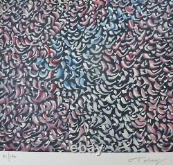 Mark Tobey Grand Parade Hand Signed Etching Expressionnisme Abstrait États-unis