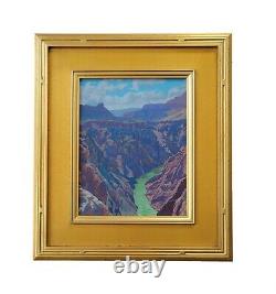 Matthew Reynolds Répertorié California Grand Canyon Western Paysage Peinture À L'huile