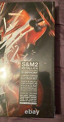Metallica S & M2 Super Deluxe Box Set Limité À 500. Feuilles Signées Par La Bande Sealed