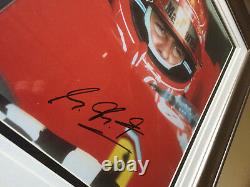 Michael Schumacher Formule F1 Signé Photo Encadrée Champion Du Monde Grand Prix Uacc