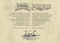Michael Turner Signé Tomb Raider Huge Deluxe Portfolio Ltd Ed In Linen Box