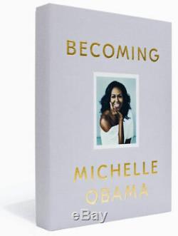 Michelle Obama A Signé Autographed Deluxe Becoming Livre À Couverture Rigide (new Imprégnation)