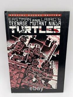 Mutant Adolescent Ninja Turtles #1 Deluxe 1992 Couverture Rigide Signé Eastman Laird /500