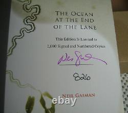 Neil Gaiman Ocean At The End Of The Lane Signé Edition 826/2000 1ère Édition Nouveau