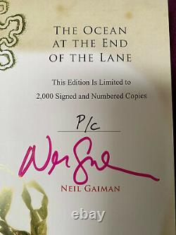 Neil Gaiman Signé 1ère Océan Ltd À L'extrémité De La Voie Édition Rare