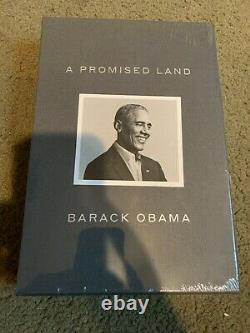 New Barack Obama Un Pays Promis De Luxe Edition Signée Couverture Rigide En Main