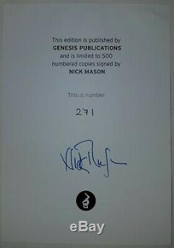 Nick Mason Envers Genesis Publications Pink Floyd Deluxe Signé