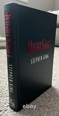 Night Shift By Stephen King Cemetery Dance Deluxe Artiste Signé Edition Numérotée