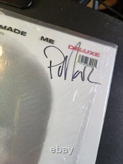 Nouveau! Misery Made Me Deluxe de SILVERSTEIN Vinyle 2LP Rose Bleu Signé Autographié