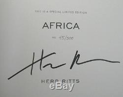 Nouveau Partiellement Cachetée Et Signée Numéroté Herb Ritts Afrique Deluxe Ed Slipcase