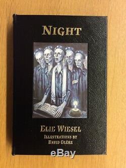 Nuit Signé Par Elie Wiesel Easton Press Limited Edition De Luxe