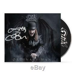 Ozzy Osbourne CD Dédicacé Ordinaire Man Deluxe Black Sabbath Rare Preuve Officiel