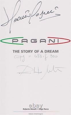 Pagani L'histoire D'un Rêve (signé, Deluxe Edition Limitée)