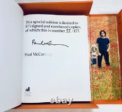 Paul Mccartney A Signé The Lyrics Book Deluxe Edition Limitée 57/175 Rare! C'est Pas Vrai.