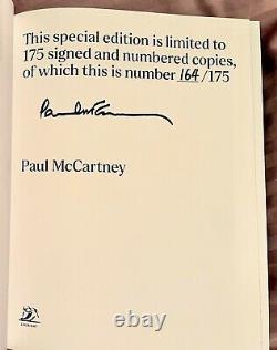 Paul Mccartney The Lyrics Signé Et Numéroté Deluxe Édition Spéciale Livre Rare 175