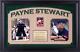Payne Stewart Deluxe Vertical Framed Collectible Avec Une Coupe Signée 2,5'' X 3,5''