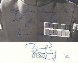 Peter Cushing Grand Moff Tarkin Wars Étoiles Signé 5x8 Photo Rare Beckett Bas K9