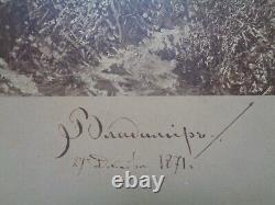 Photo antique de l'Empire russe impérial signée Grand Vladimir Romanov Provenance royale