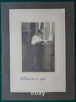 Photo signée de l'antique grand-duc russe impérial Vladimir Romanov de 1925 à Cobourg
