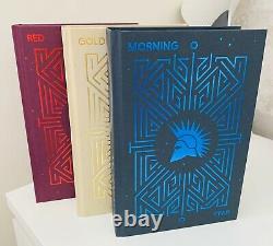 Pierce Brown Red Rising Trilogy Signed Fairyloot Deluxe Edition Limitée Set