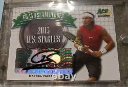 Rafael Nadal 2013 Ace Grand Slam Heroes Gsh-rn1 Autographe Auto Sp