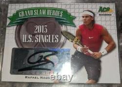 Rafael Nadal 2013 Ace Grand Slam Heroes Gsh-rn1 Autographe Auto Sp