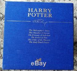 Rare Signé Harry Potter Deluxe Edition 6 Tissu Livre Livre Relié Jk Rowling