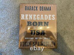Renegades Né Aux États-unis Barack Obama Bruce Springsteen Deluxe Edition Signée