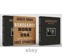 Renegades Né Aux États-unis Bruce Springsteen Barack Obama Deluxe Edition Signée