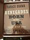 Renegades Né Aux États-unis Bruce Springsteen Barack Obama Deluxe Signé Par Les Deux