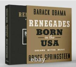 Renegades Né Aux États-unis Bruce Springsteen Barack Obama Deluxe Signed Autograph
