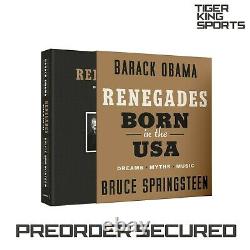 Renegades Né Aux États-unis (édition Signée Deluxe) Barack Obama-bruce Springsteen