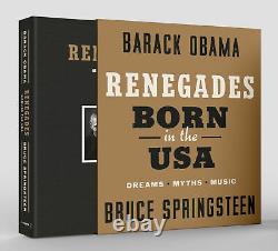 Renegades Né Aux États-unis (édition Signée Deluxe) Barack Obama-bruce Springsteen