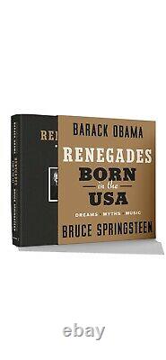 Renegades Né Aux États-unis (édition Signée Deluxe)-barack Obama-bruce Springsteen