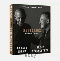Renegades Née Aux USA Deluxe Edition Signée Barack Obama Bruce Springsteen