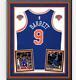 Rj Barrett New York Knicks Deluxe Encadré Autographié Bleu Nike Swingman Jersey
