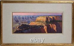 Robb Woods-américain Réaliste-original Signé Huile-north Rim Grand Canyon Scène
