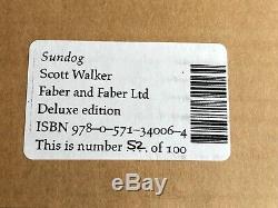 Scott Walker Sundog Deluxe Main En Cuir Signed Edition Ltd 100 Nouvelle Et Scellée