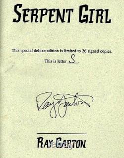 Serpent Girl Ray Garton 1er Ed Signé Spécial Deluxe Lettered Ltd Ed Trey Cas