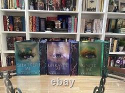 Shatter Me Fairyloot Hand Signed Exclusive Set Par Tahereh Mafi + Crown