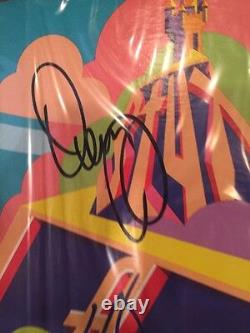 Signature autographiée de Styx Dennis De Young +2 Lady LP Vinyl Grand Illusion Paradise