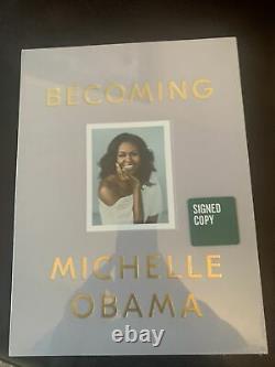 Signé 1/1 Deluxe Ltd? Devenir Michelle Obama Autographed Hb Nouveau / Scellé