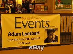 Signé Adam Lambert En Personthe Originale Haute Deluxe Edition CD Reine Avant