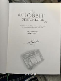 Signé Alan Lee Les carnets de croquis de l'édition deluxe de The Hobbit et Le Seigneur des Anneaux
