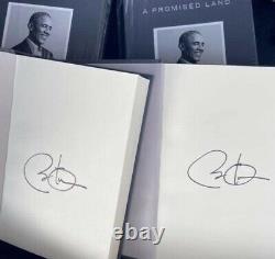 Signé Barack Obama A Promise Land Deluxe 1ère Édition 2020 Rare Autographed