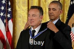 Signé Barack Obama Bruce Springsteen Renegades Né Aux USA Deluxe Signé Ed